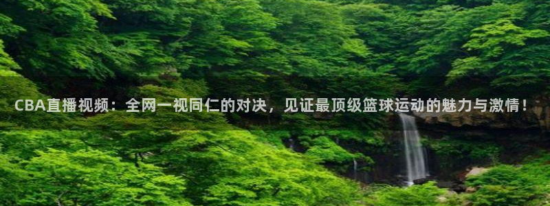 833直播足球免费观看：CBA直播视频：全网一视同仁的对决，见证最顶级篮球运动的魅力与激情！